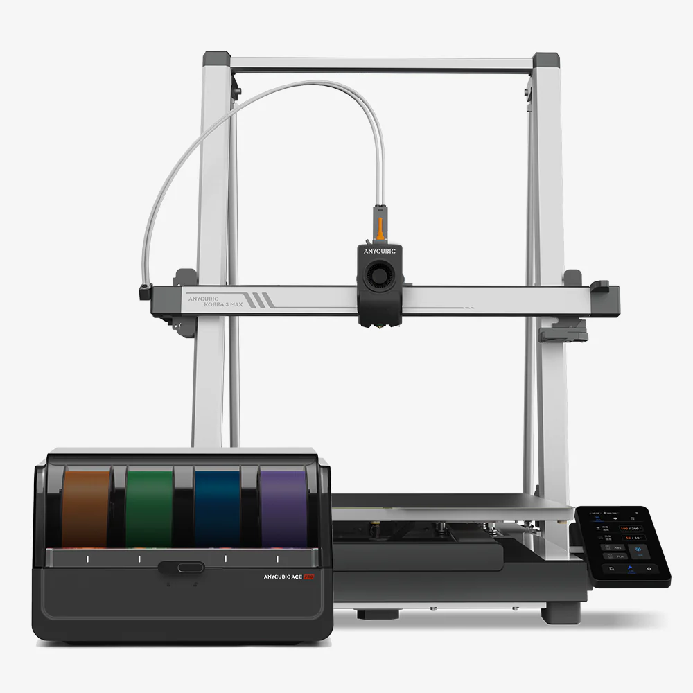 Stampante 3D Anycubic Kobra 3 Max Combo, stampa multicolore ad alta velocità 600 mm/s, ampio volume di stampa 420x420x500 mm - Image 8