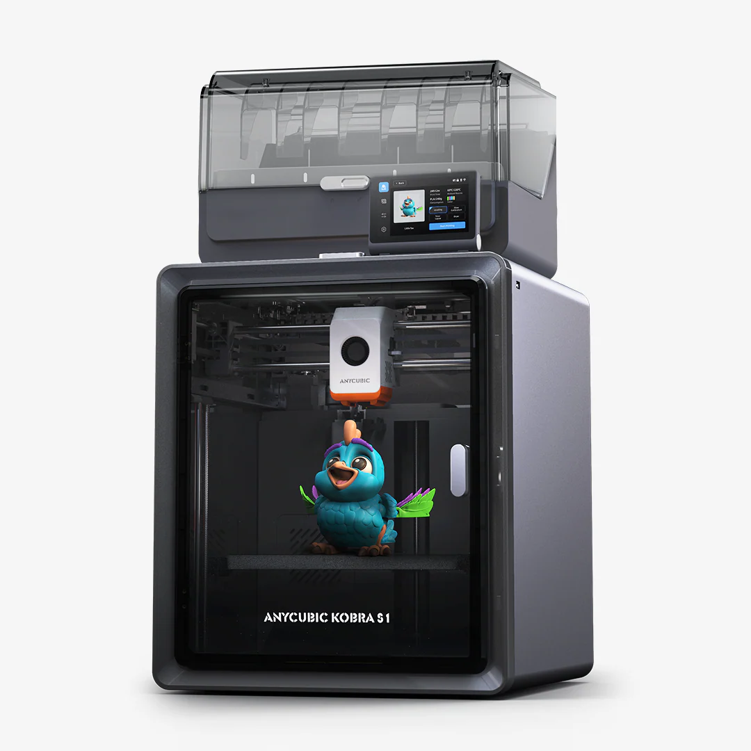 Stampante 3D Anycubic Kobra S1 Combo, 4 straordinari colori multicolore, asciugatura intelligente durante la stampa, fotocamera integrata, velocità elevata di 600 mm/s e estrusore anti-intasamento con hotend a 320℃ - Image 14