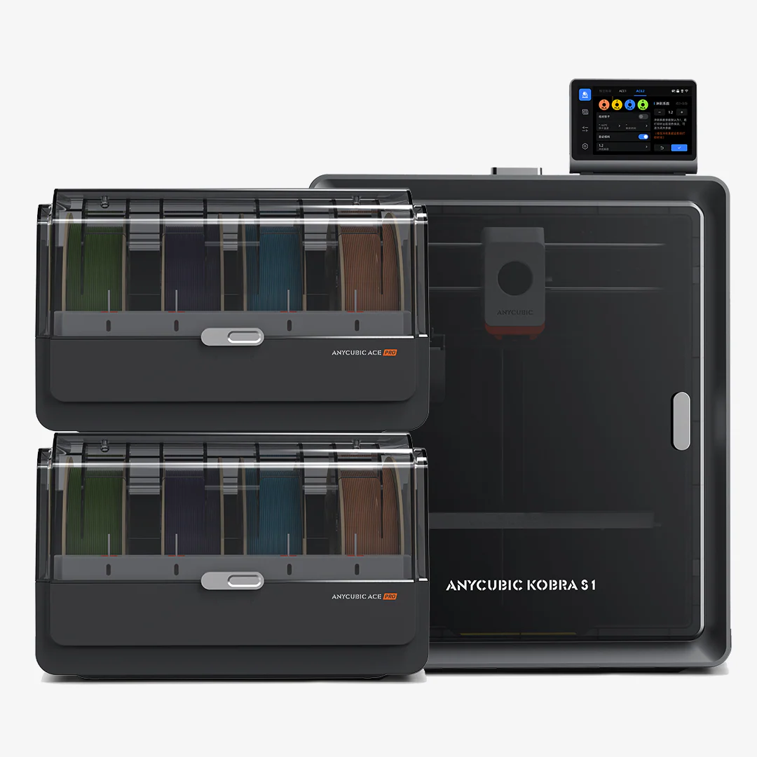 Stampante 3D Anycubic Kobra S1 Combo, 4 straordinari colori multicolore, asciugatura intelligente durante la stampa, fotocamera integrata, velocità elevata di 600 mm/s e estrusore anti-intasamento con hotend a 320℃ - Image 15