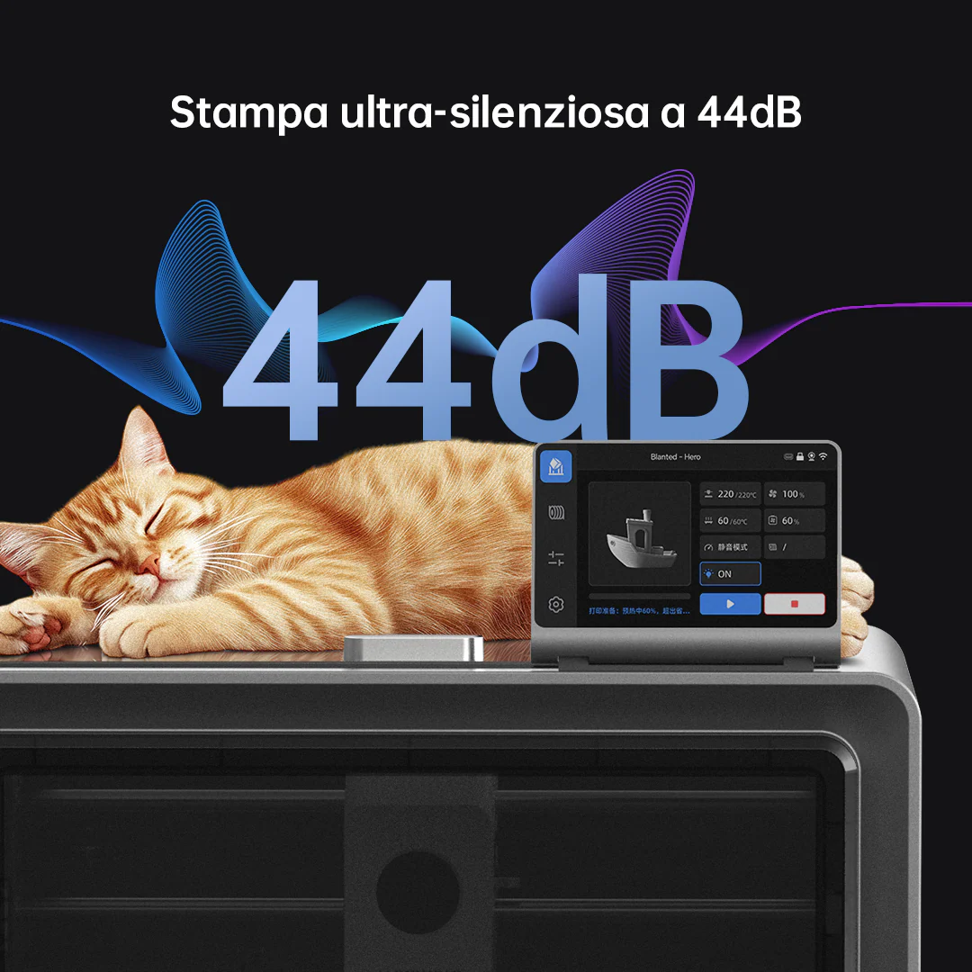 Stampante 3D Anycubic Kobra S1 Combo, 4 straordinari colori multicolore, asciugatura intelligente durante la stampa, fotocamera integrata, velocità elevata di 600 mm/s e estrusore anti-intasamento con hotend a 320℃ - Image 6