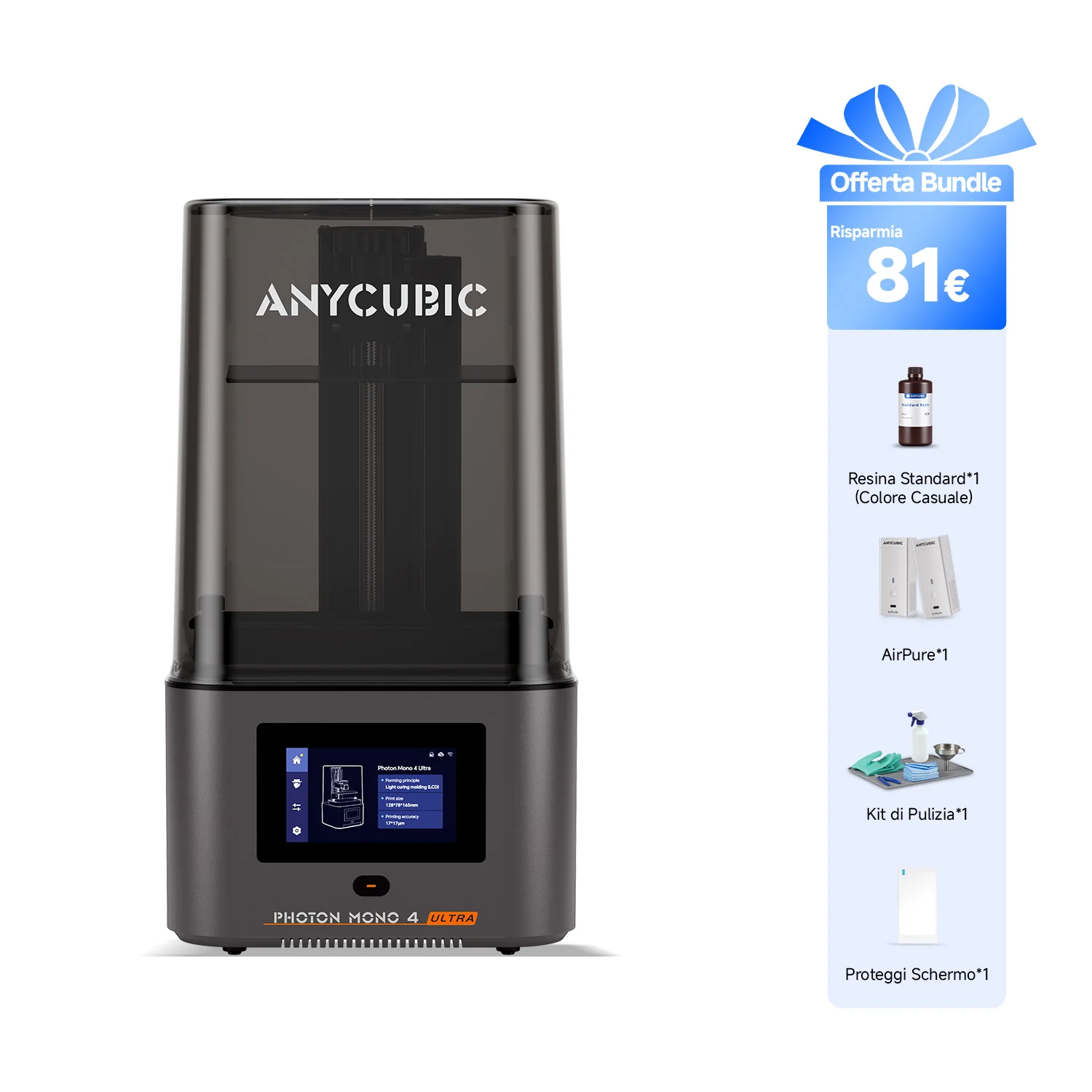 Photon Mono 4 Ultra Bundle Starter Potenziato