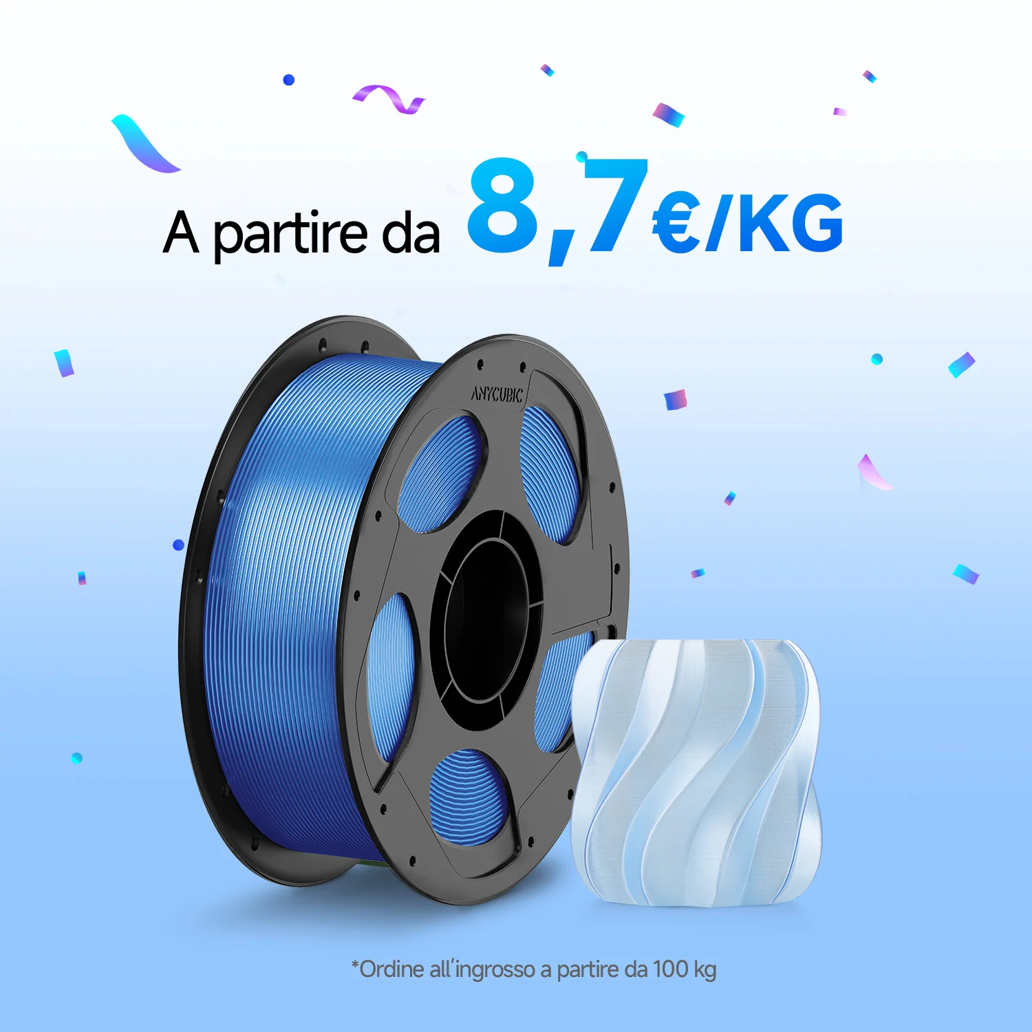 PETG Traslucido 10-100kg Offerte